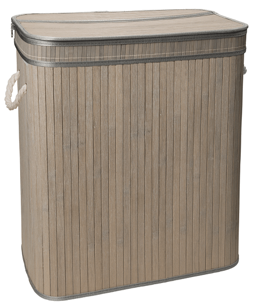 Laundry para ropa plegable con doble compartimento 52x32x60 cm de